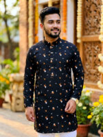 সুতি (কালো পান পাতা) - কোড-(০৬) - Image 3
